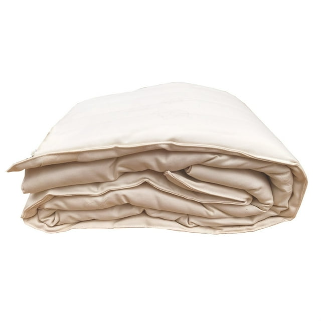Protège-matelas Confortable Rempli de Coton Biologique Éco-Laine Healthy Body Head To Toe - Grand 3/4 Pouces
