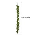 thumbnail image 3 of Waydress 1 Pcs 6Ft Christmas Cedar Garland Green Cedar Garland Faux Cedar Needles Garland For Home Fireplace Indoor Outdoor Holiday Party Decoration Artificial Flowers Easy To Use, 3 of 7