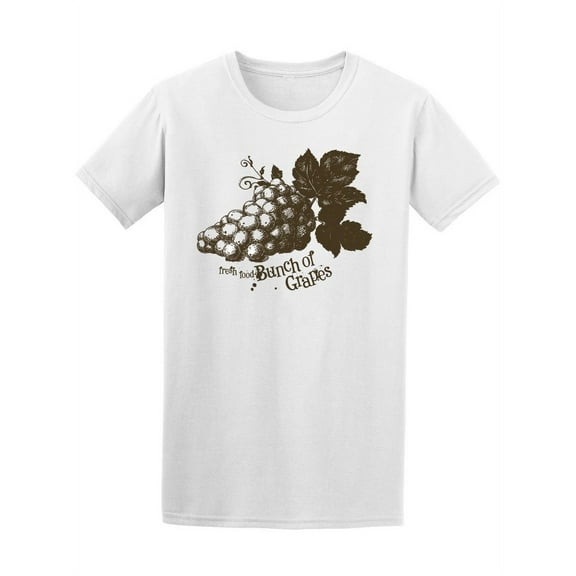 Fresh Food: Bunch Of Grapes Tee Women's -Image by Shutterstock