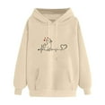 thumbnail image 4 of CONZONE Hoodies for Women Cartoon Cat Graphic Womens Pullover Hoodies Long Sleeve Hooded Sweatshirts Casual 2025 Fall Winter Clothes, 4 of 4
