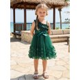 thumbnail image 4 of BemeyourBBs Kids Toddler Girls Fairy Butterfly Tulle Tutu Dress Big Girl Summer Ruffled Dress Cute Sleeveless Ruffle Princess Birthday Party Wedding Guest Dress with Belt, 4 of 9