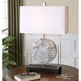 thumbnail image 1 of Uttermost Taratoare Polished Nickel Lamp, 1 of 2