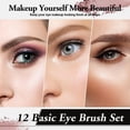 thumbnail image 4 of Set de brochas para maquillaje de ojos ACMEBEAUTY de 12 piezas, sintéticas suaves, 4 of 7