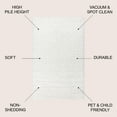 thumbnail image 3 of JONATHAN Y ALASKA SHAG 4 x 6 Area Rug, Aydin Plush - Ivory, ALA102B-4, 3 of 4