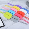 thumbnail image 5 of Silicone Storage Pouch, Mini Key Organizer Bag with Lanyard for Keys Headphone Card, Sky Blue, 5 of 6