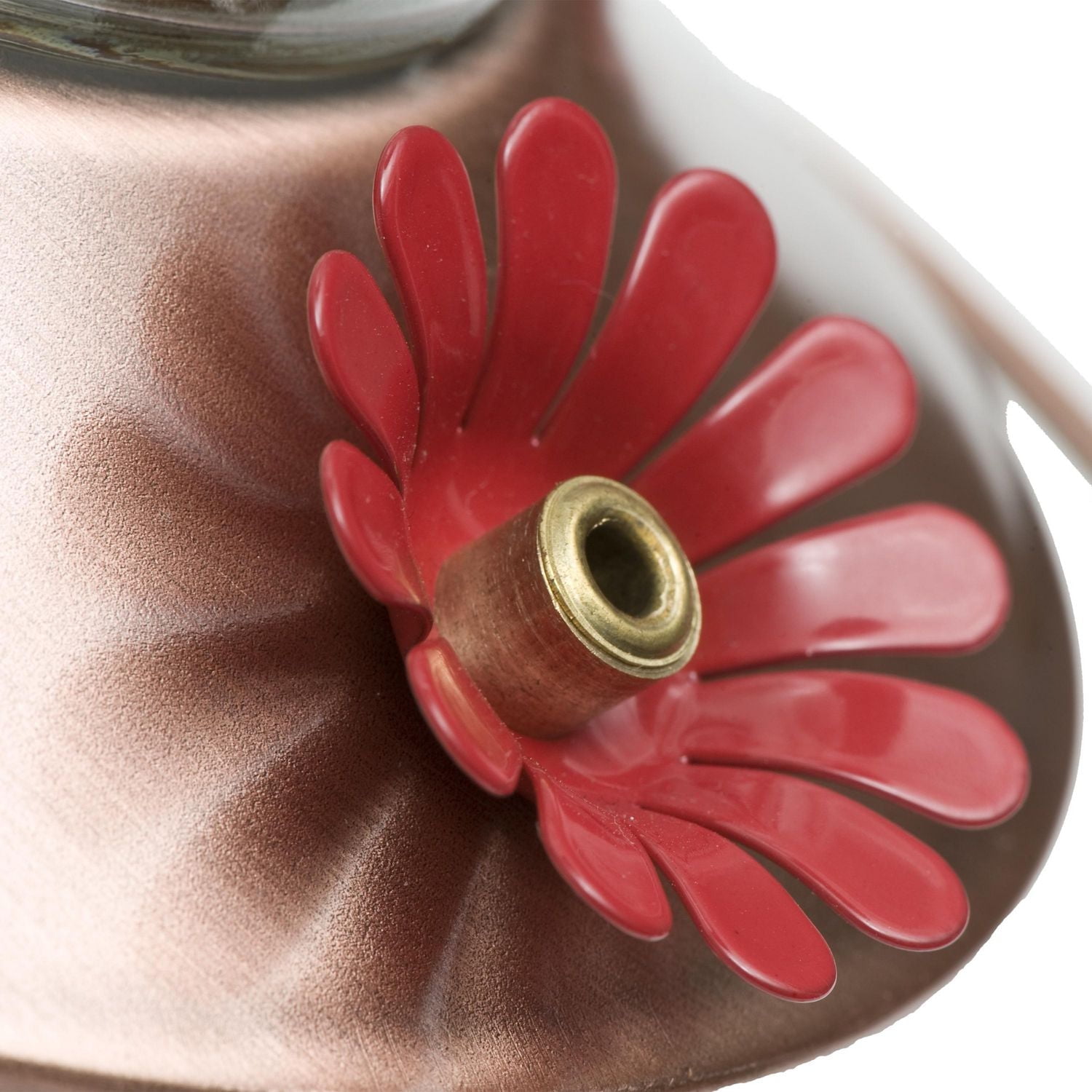 Mangeoire de colibris en verre cuivre élégant Perky-Pet Mangeoire de colibris au fini cuivré