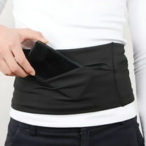 TELOLY Slim Running Belt, Travel Money and Passport Belt, Workout Waist Pack for Smartphones and Personal Items