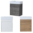 thumbnail image 3 of mteryoing 18" Modern Wall Mounted Bathroom Vanity With Sink Combo Space Saving Bathroom Accessories For Small Space, 3 of 9