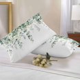 thumbnail image 2 of Eucalyptus Leaves Lumbar Pillow Covers 20x12 Inch Set of 2, Spring Farmhouse Retro Botanical Waterproof Outdoor Pillow Covers, Decorative Cushion Pillowcases for Couch, Sofa, Bed, Garden, Patio, 2 of 9
