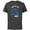Charcoal, variant on Black Panther Family Party Dad of the Birthday Girl - Short Sleeve Cotton T-Shirt for Adults - Customized-Black
