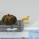 thumbnail image 2 of Cojines De Calabaza De Halloween, Cojines De Peluche Rellenos Para Decoración De Dormitorio Y Escultura De Figura De Caballo, Estatua De Animal De Resina Grabada, Decoración Para El Hogar Y, 2 of 8