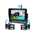 thumbnail image 6 of 7" Display AHD 1080P Wireless 4CH Rear View Backup Camera Kit for Truck Trailer, 6 of 7