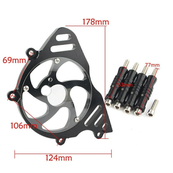 Fit for Kawasaki Z1000 2010-2017 Front Chain Sprocket Cover Protector CNC Motor