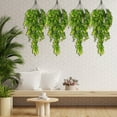 thumbnail image 6 of hulanddfd Halloween Fake Hanging Plants, Faux Orange Vines Hanging Plant 29.9in Plastic Plants for Wall Home Living Room Indoor Outdoor Fall Decor, 6 of 9