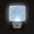 thumbnail image 3 of Pastel Blue Bows Daisies Flower LED Night Light Sensor Lamp Plug-in Adjustable Brightness 2 Pack, 3 of 7
