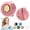 Pink, variant on Portable Silent Mini Bladeless Electric Fan, 2026 New Personal Clip On Fan for Shirt & Waist Adjustable 3-Speed Suspended Whirlwind Fans, Mini Bladeless Fan for Outdoor Travel Office Walking (White)