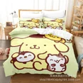 thumbnail image 1 of Sanrio Digital Printing HelloKitt Pudding Dog Cartoon Style Quilt Cover Bedding Three-piece Set Two-dimensional Home Furnishing WT, 1 of 5