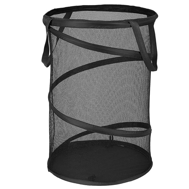 Cesta de malla de gasa para ropa sucia plegable Cesta de almacenamiento de ropa sucia para el hogar