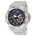 thumbnail image 2 of SMAEL 8007 Sports Men Watches Top Brand Luxury Military Alarm Quartz Watch Men Waterproof Digital Dual Time Display Clock For Male, 2 of 15