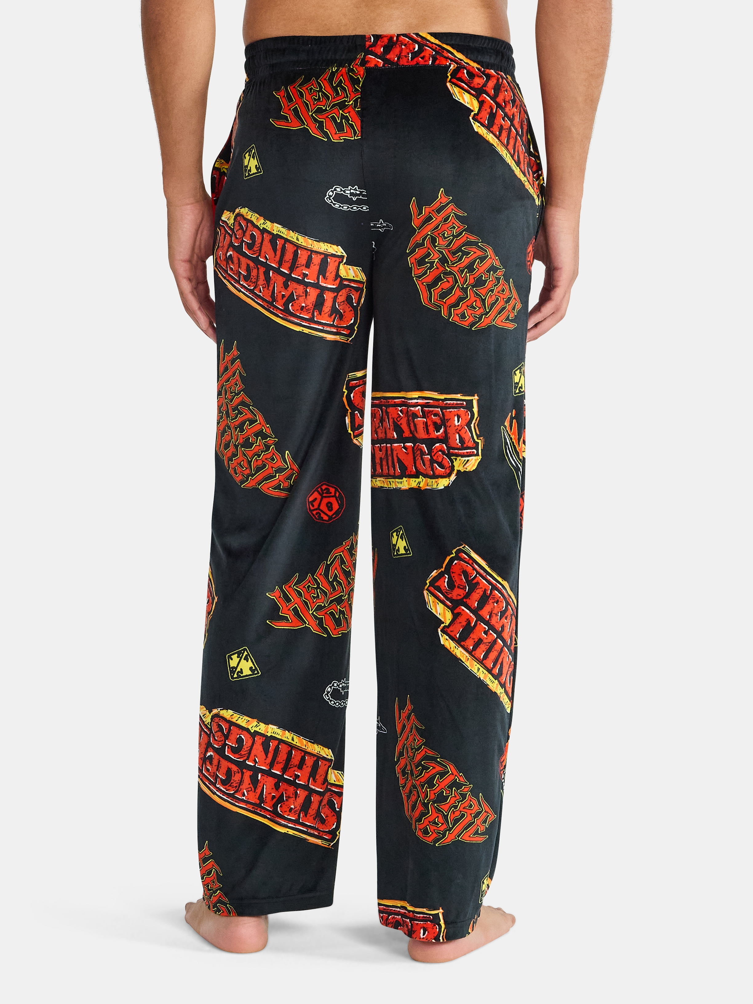 Netflix Stranger Things Men's and Big Men's Split Leg Graphic