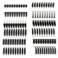 thumbnail image 4 of lanema 100Pcs Natural Craft Black For Art Craft Wedding Decoration, 4 of 21