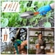 thumbnail image 4 of Uxcell 1 Set de herramientas de jardín 10 piezas kit de plástico para jardinería, naranja, 4 of 6