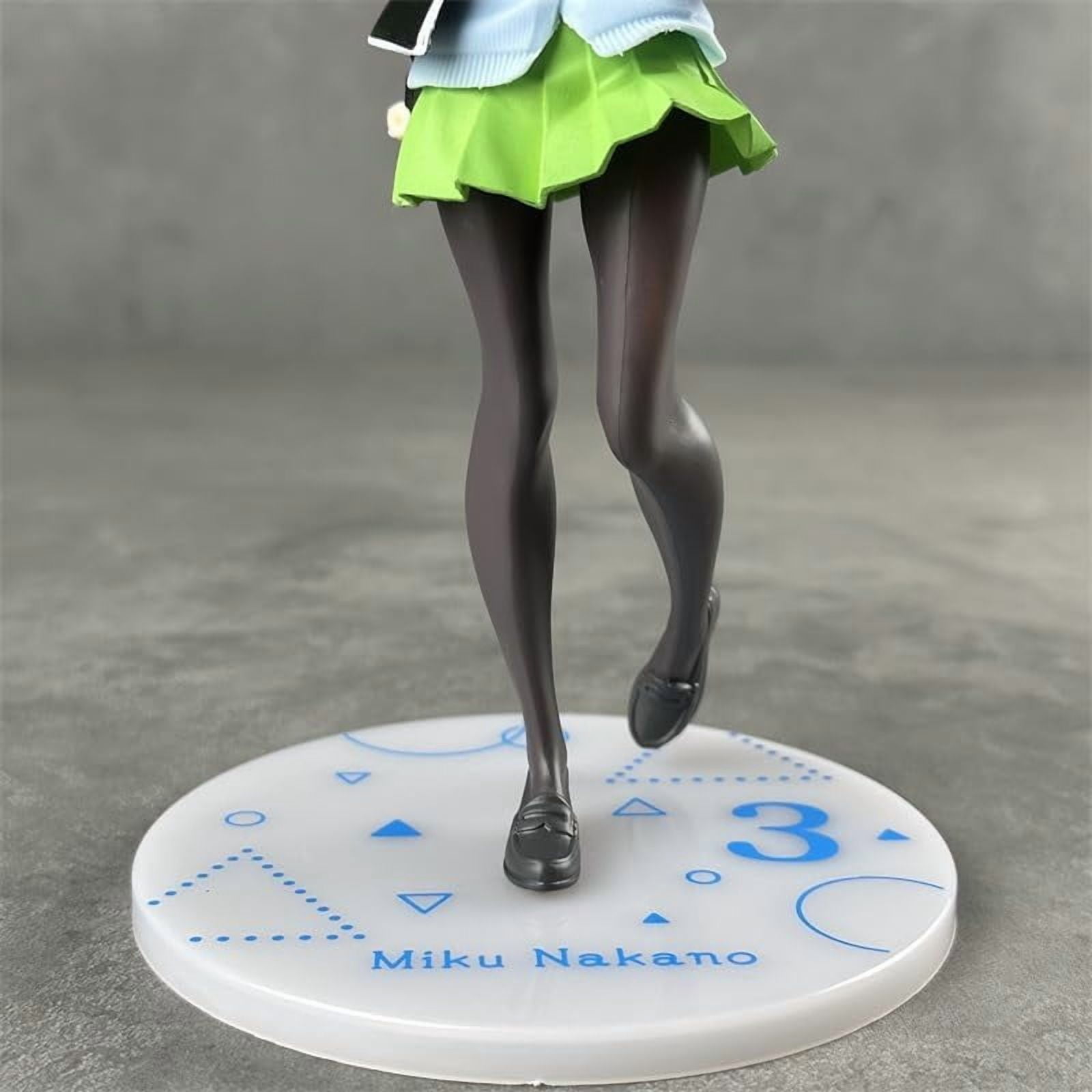 Newly Nakano Figure Standing Uniform Headset Nakano Action Figure 21cm/8.3inchPVC Handmade Anime Statue Model Decoration Gifts