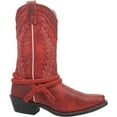 thumbnail image 2 of Laredo Women's Knot In Time Western Boot Square Toe Red 9 M  US, 2 of 6