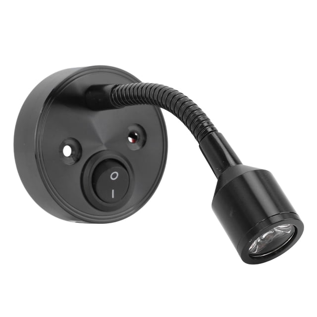 RV Reading Light, RV Reading Light LED High Brightness Easy Installation Bedside Spotlight for Boat Yacht DC12 to 24V
