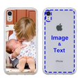 thumbnail image 2 of MXCUSTOM Custom Phone Case for Apple iPhone XR, Customized Personalized with Photo Image Text Picture Design Cases Cover [Clear Soft TPU Bumper + Hard PC Back] (CHT-CR-P1), 2 of 4