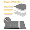 thumbnail image 3 of Funda para laptop HYZUO de 13" con soporte, resistente al agua, gris, 3 of 7