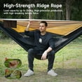 thumbnail image 4 of Camping Haock with Mosquito Net and Sunshade Backing Haock with Ridge Rope Tree Straps Lightweight Portable Haocks for Outside Hiking and Travel, 4 of 9