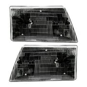 New Pair Of Headlights Compatible With Mazda B2500 B3000 Se Standard Pickup 1998 1999 2000 By Part Number Ma2502113 Ma2503113