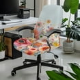 thumbnail image 2 of HELLHERO Flower Print Soft Rotating Chair Slipcover Computer Chair Cover Dustproof Anti Scratch Elastic Office Chairs Cover, 2 of 7