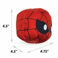 thumbnail image 4 of Spider-Man Mask Plush Squeaky Dog Toy, 4 of 4