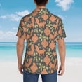 thumbnail image 6 of Haiem Squirrel And Nuts Printed Hawaiian Shirt for Men - Men’s Casual Beach Summer Shirts - Stretch Fabric with Modern Fit-3X-Large, 6 of 9