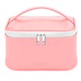 thumbnail image 2 of PULLIMORE Makeup Bag Portable Travel Cosmetic Bag for Women, PU Leather Beauty Zipper Makeup Organizer Washable Waterproof (Pink), 2 of 8