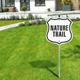 thumbnail image 5 of Nature Trail (5 Pack) 12 inch X 12 inch Shield Shaped Commercial Grade Plastic Signs with Aluminum Mounting Stakes Weather Resistant Made in the USA, 5 of 8
