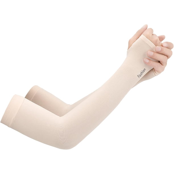 Mangas de brazo con protección solar UV para hombres y mujeres - UPF 50 Manga de enfriamiento de compresión deportiva Mangas para cubrir tatuajes