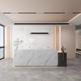 thumbnail image 3 of Luxury Bar Reception Desks Mobile Store Hotel Study Beauty Reception Desks Consul Conference comptoir magasin Furniture WJ20XP My Lux Decor Round, 3 of 7