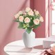thumbnail image 5 of Ramo de rosas artificiales de seda | Arreglo floral artificial para centros de mesa de boda, ramo de novia, decoración del hogar, decoración de mesas, 5 of 6