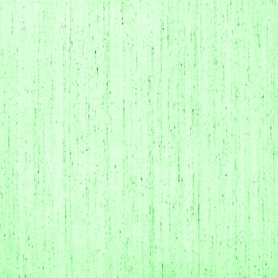 Ahgly Company Indoor Square Solid Emerald Green Modern Area Rugs, 4' Square
