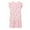 Light Pink, variant on REDARER Girls Strawberry Print Nightgown, Lightweight Summer Cotton Sleep Dress with Ruffle Sleeves,3-4 Years