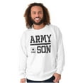 thumbnail image 3 of US Army Son Military Star Logo Men's Crewneck Sweatshirt Brisco Brands X, 3 of 6