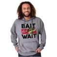 thumbnail image 5 of Fishing Largemouth Bass Bait Wait Unisex Plus Size Hoodie Brisco Brands 5X, 5 of 6