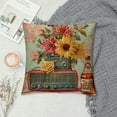 thumbnail image 2 of Nawypu  Abstract Cartoon Flower Pillow Cases,Decorative Cushion Cover (Flower with Vase), 2 of 5