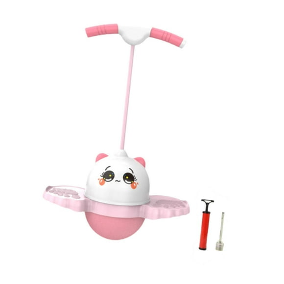 bedienty Pogo Jump Ball Children Kids Funny Jumping Toy High for Games Sports Outdoor Pink Pink 38x80cm