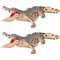 thumbnail image 2 of SHISUYAN 2 Pcs Modèle de Crocodile Réaliste Simulation Faux Modèle de Crocodile Modèle d'Animal Réaliste, 2 of 8