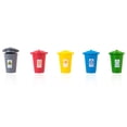 thumbnail image 1 of 5pcs Tiny Waste Bin Shaped Ornament Mini House Decor Doll House Sand Table Decor, 1 of 8