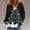 Black, variant on Deal of the Week Ofreoo Women‘s Christmas Printed CasualCardigan ButtonFashion Jacket Tops Coat Cardigan Sweaters for Women Lightweight